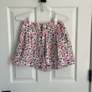 Pastel floral shorts size S
